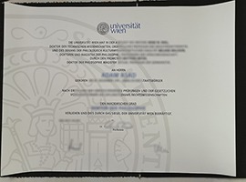 Universität Wien diploma