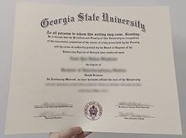 Georgia State University diploma