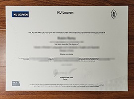 KU Leuven diploma