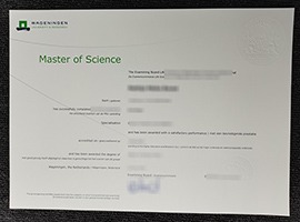 Wageningen UR diploma