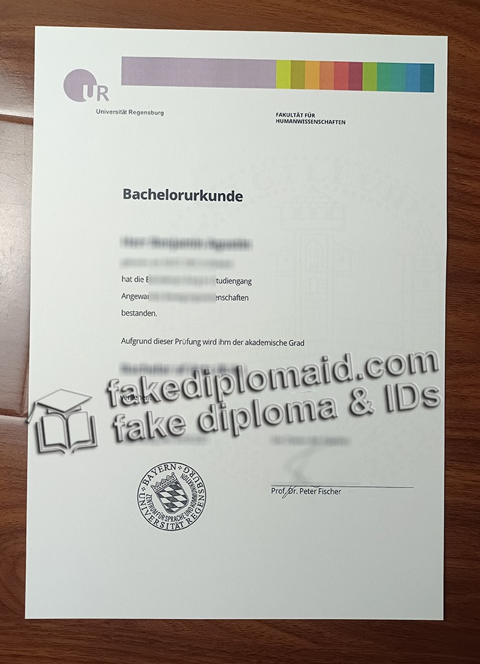 Universität Regensburg diploma