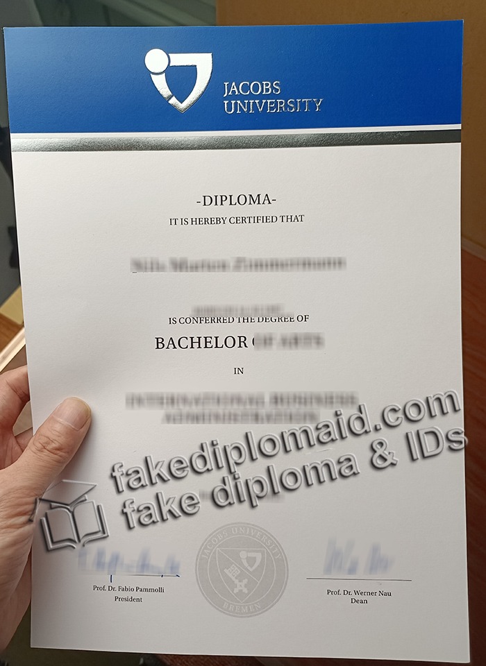 Jacobs University Bremen diploma