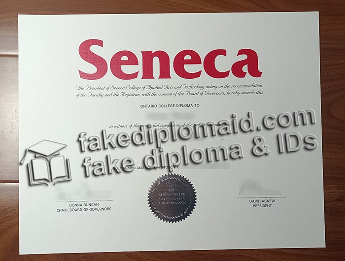 Seneca College diploma