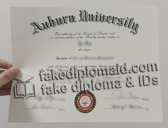 Auburn University diploma