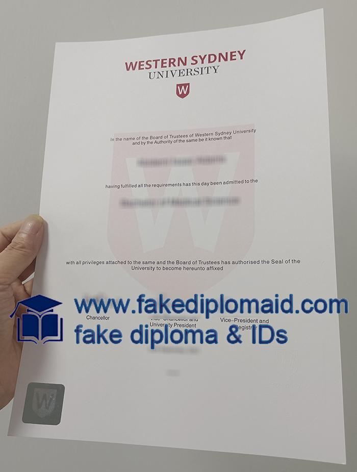 Western Sydney University diploma