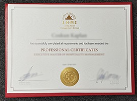 Read more about the article How to order a fake SHMS certificate, Swiss Hotel Management School diploma