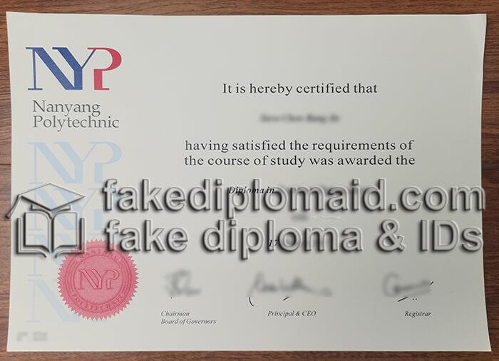 Nanyang Polytechnic diploma 