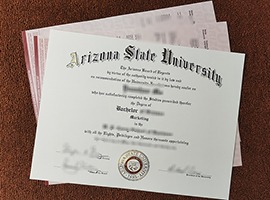 Arizona State University diploma