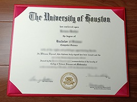 fake University of Houston diploma