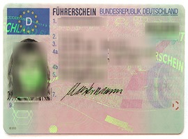 fake German driver's license