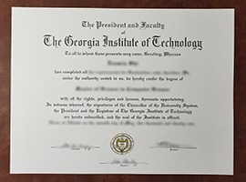 Georgia Tech diploma