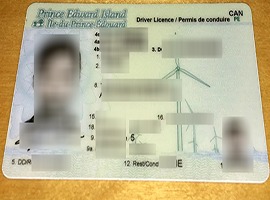 PEI driver's license