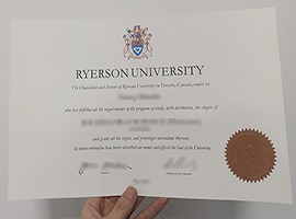 Ryerson University diploma