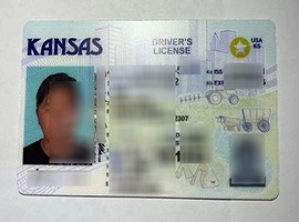 fake Kansas driver's license