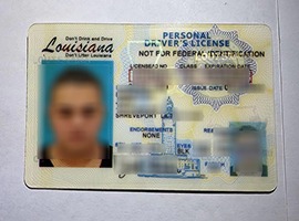 fake Louisiana ID