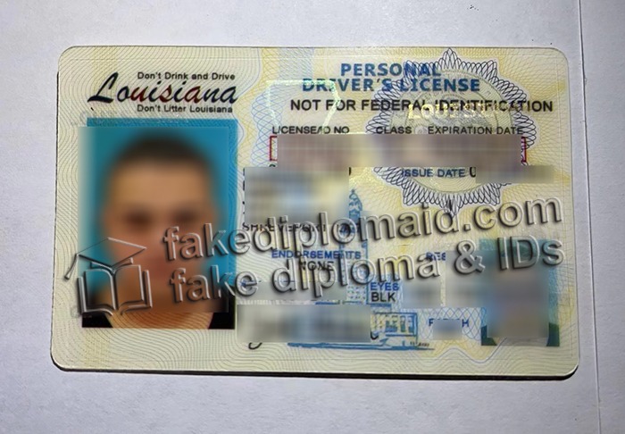 fake Louisiana ID