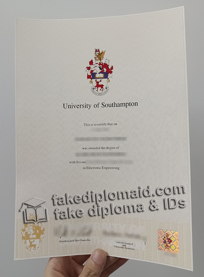 University of southampton diploma