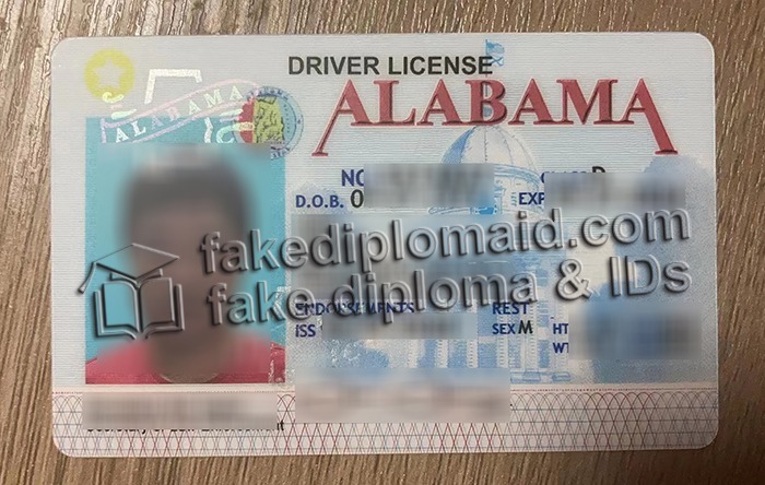 fake Alabama driver's license