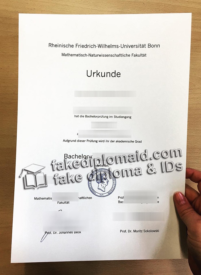 University of Bonn diploma