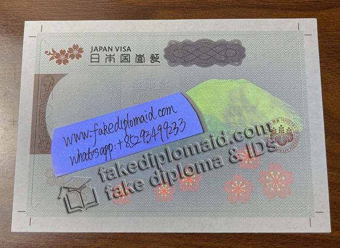 fake Japan VISA