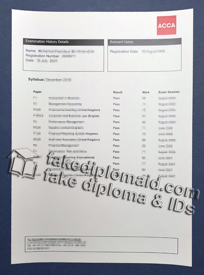 ACCA transcript