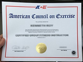 ACE certificate