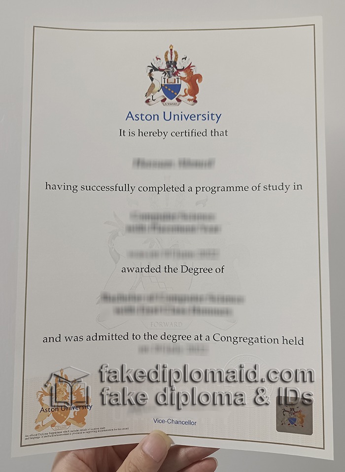 Aston University diploma