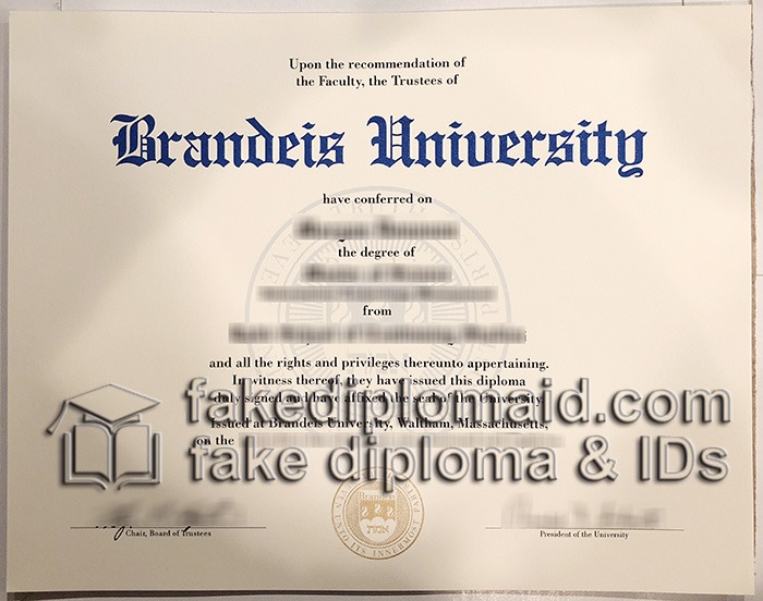 Brandeis University degree