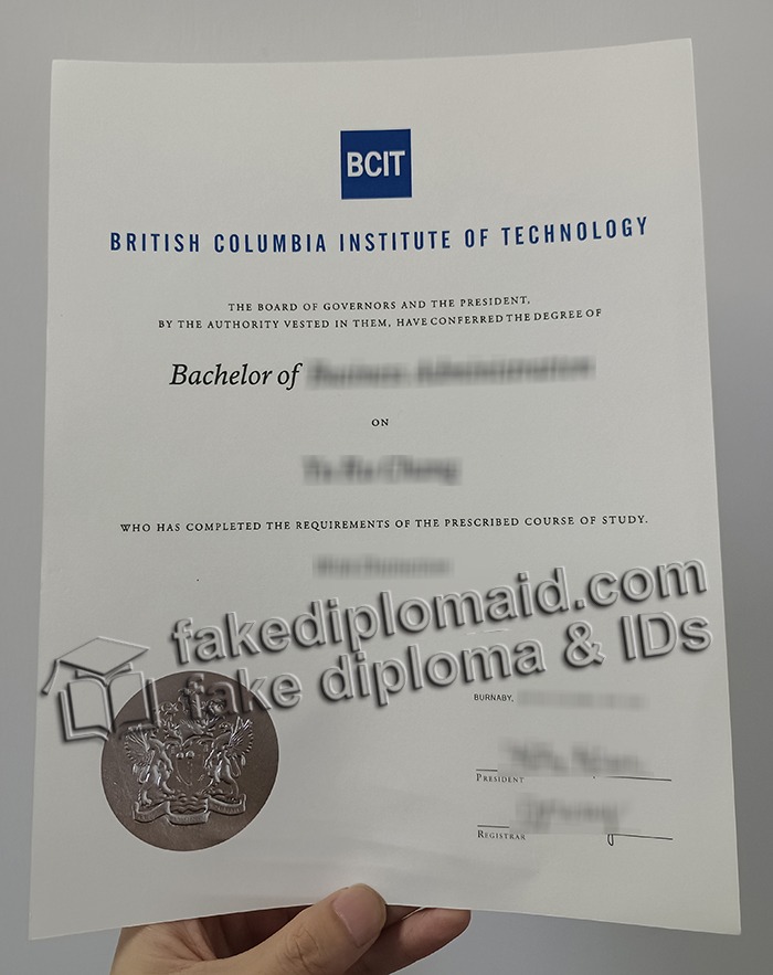 British Columbia Institute of Technology diploma