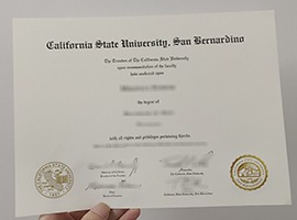 Read more about the article California State University, San Bernardino diploma free sample, buy CSUSB degree