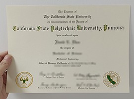 Cal Poly Pomona diploma