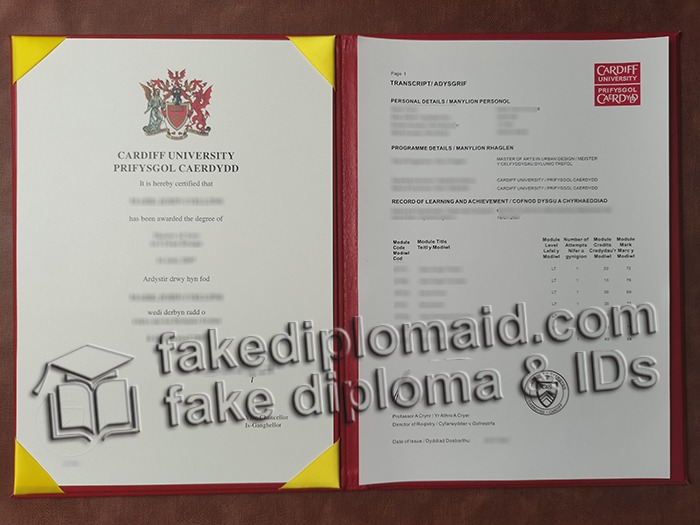 Cardiff University diploma