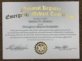 Emergency Medical Technicians certificate