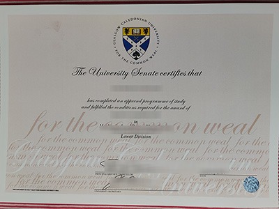 Glasgow Caledonian University fake degree