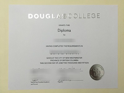 Buy Fake Douglas College Diploma