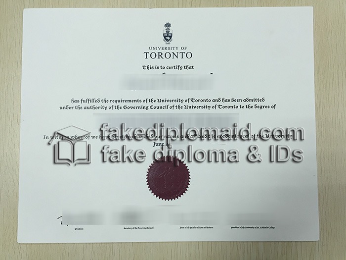 Buy fake UofT diploma