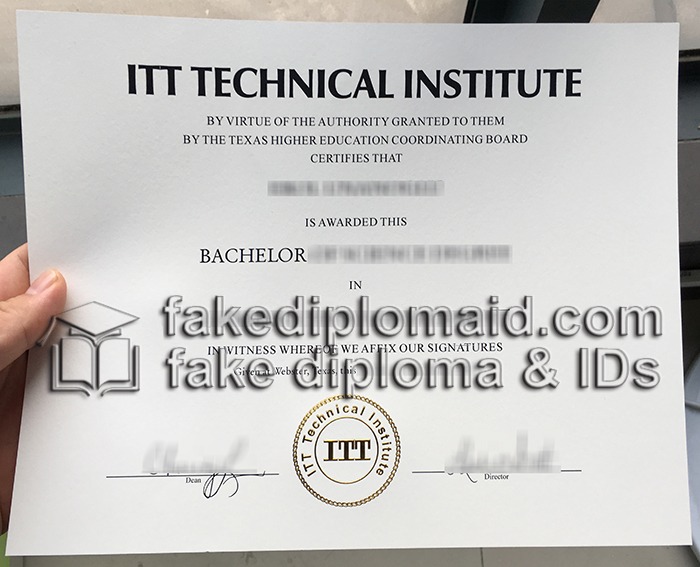 ITT Technical Institute degree