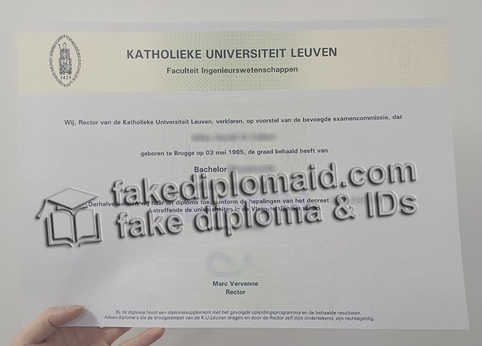 KU Leuven diploma