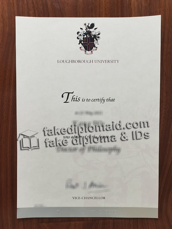 fake Loughborough University diploma