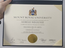 fake Mount Royal University diploma