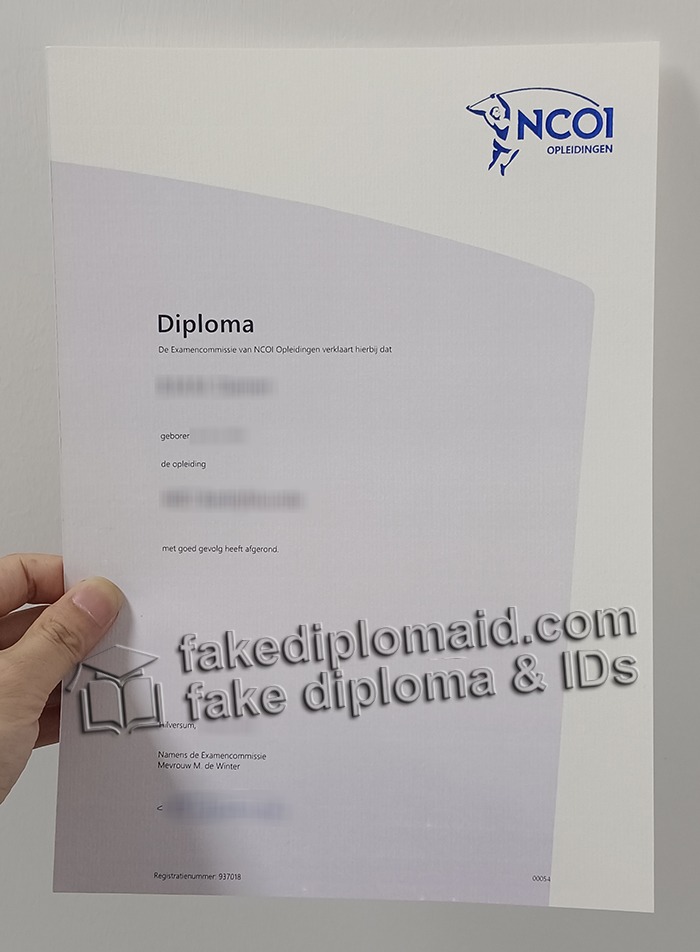 NCOI Opleidingen diploma