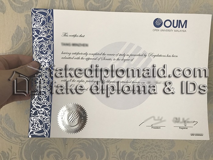 OUM degree