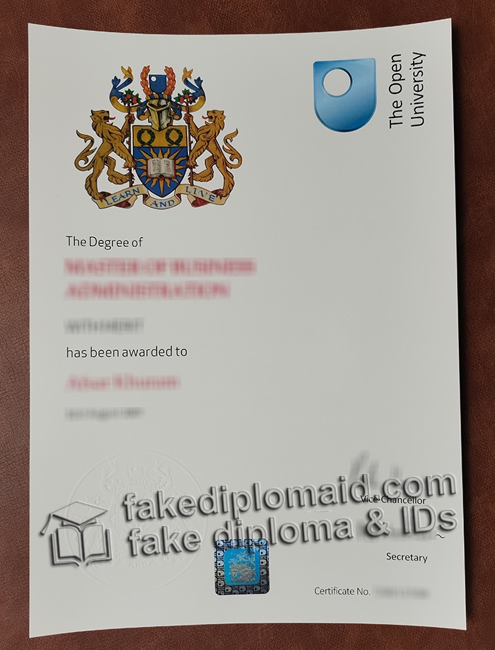 Open University diploma