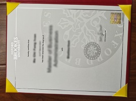 Oxford Brookes University diploma