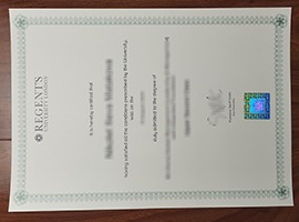 Regent's University London diploma