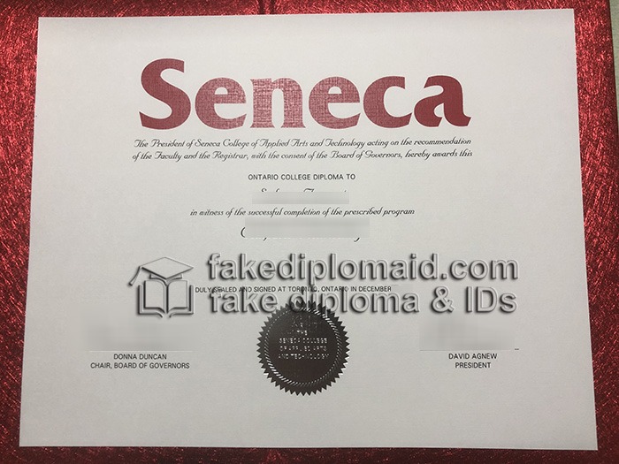 Buy fake Seneca College diploma