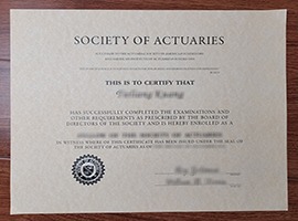 Read more about the article Society of Actuaries certificate free sample, buy fake SOA certificate online