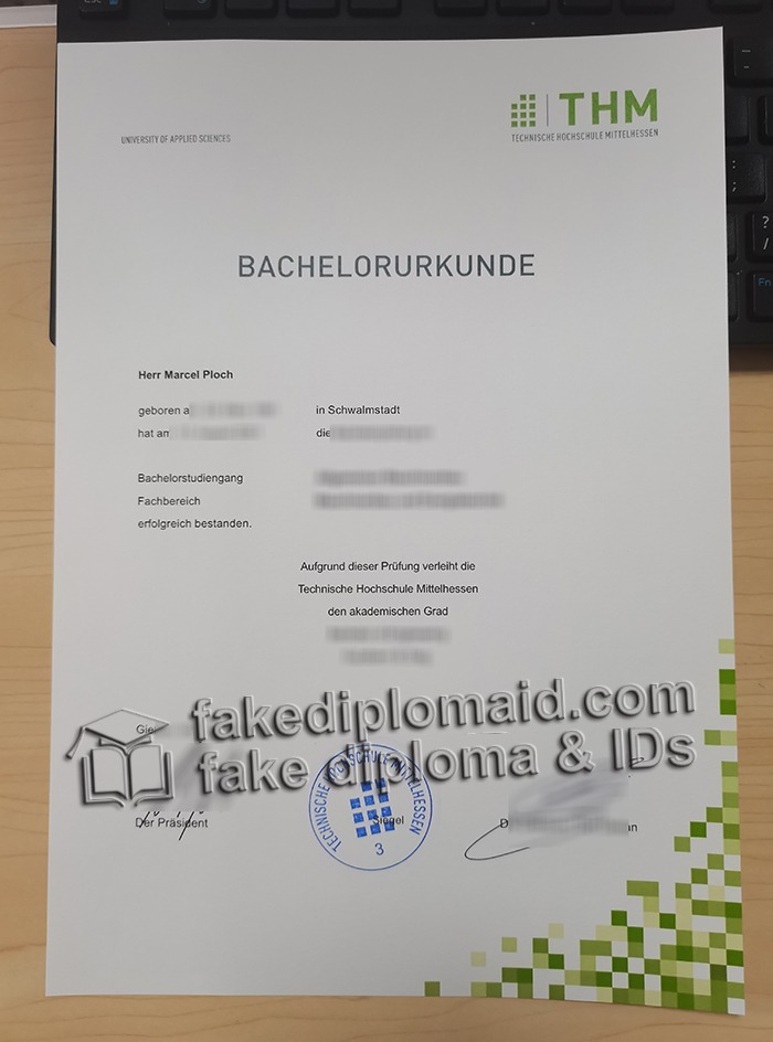 Technische Hochschule Mittelhessen diploma