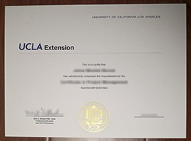 UCLA Extension certificate