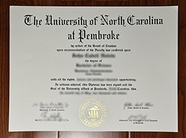 fake UNC Pembroke diploma